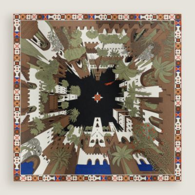 スカーフリング 《ボルデュック・セリエ》 - マロン | Hermès